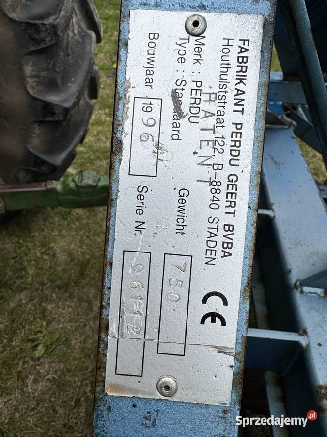 Sadzarka karuzelowa do warzyw tytoniu Perdu 4 Przemęczanki