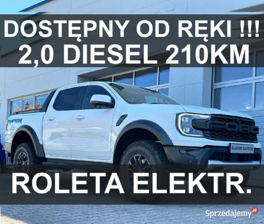 Ford Ranger Raptor Raptor 20 diesel 210 Roleta Szczecinek