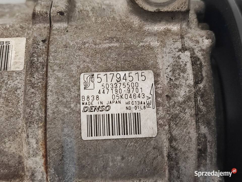 ALFA MITO 14 TJET 198A4000 120 sprężarka Kielce