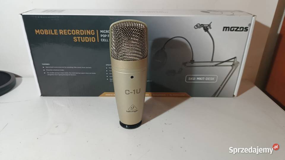 Mikrofon Behringer C1U Statyw Mozos MKITDESK Katowice