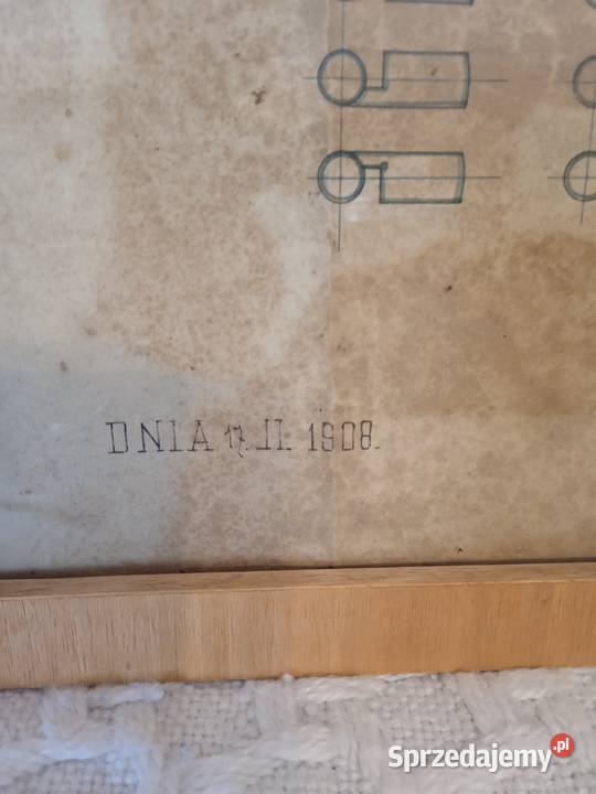 Stara grafika klucze Żabno