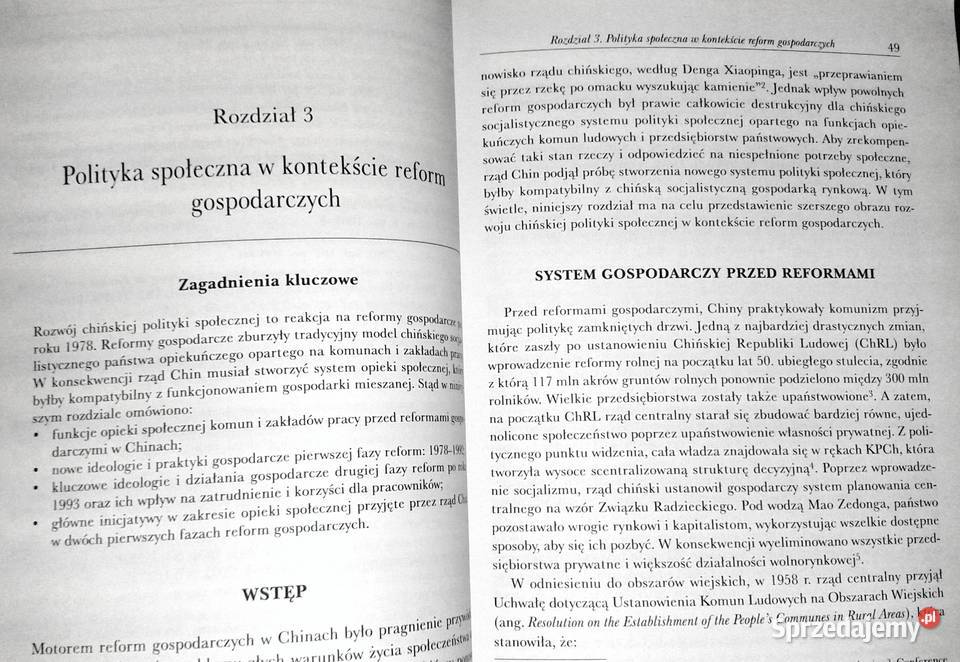 Polityka społeczna w Chinach Rozwój a dobrostan miękka Chełm