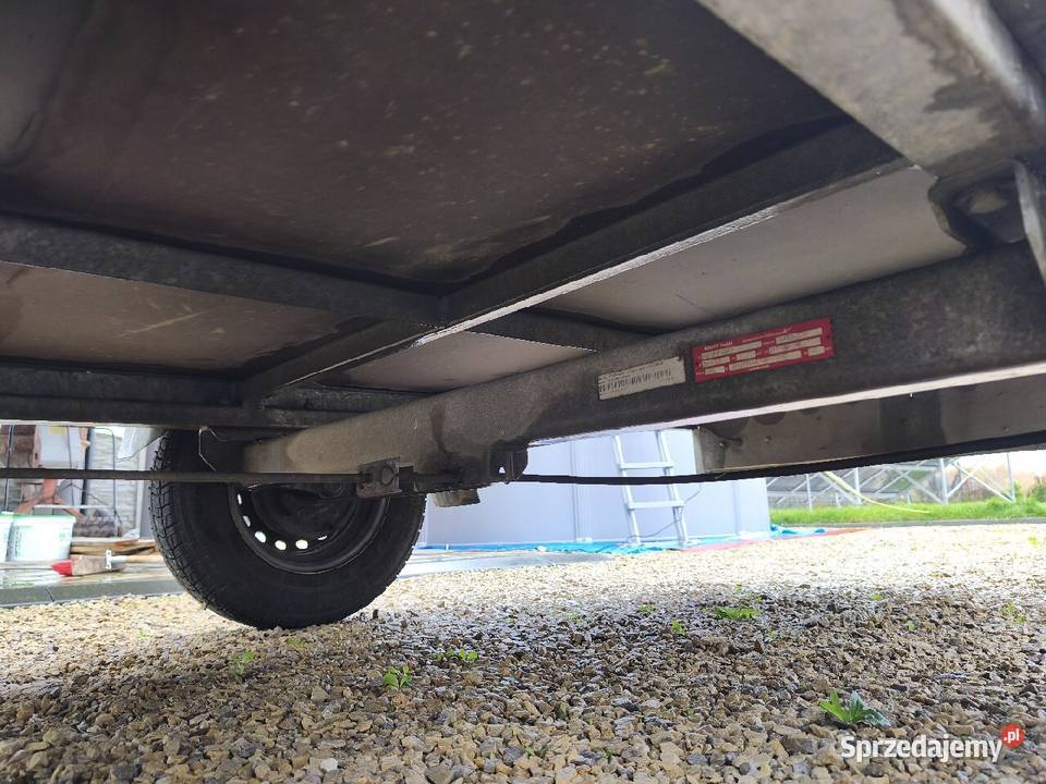 Przyczepa WIDPOL 265 x 127m DMC 1150 KAT B towarowe Wodzisław