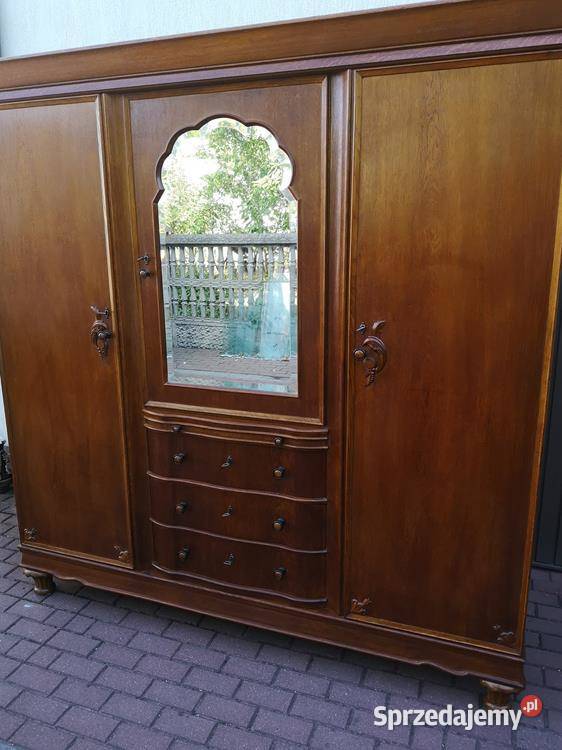 Szafa Duża Dębowa Stara Antyk Stanie Okazja Swarzędz