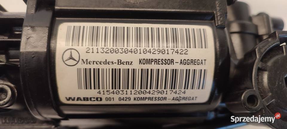 MERCEDES W211 KOMPRESOR ZAWIESZENIA A2113200304