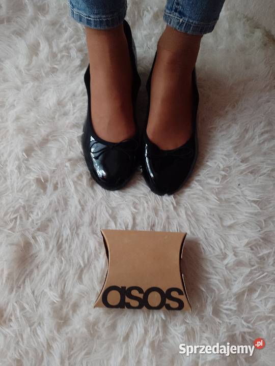43 ASOS Design Czarne baleriny wieczorowe z Kraków
