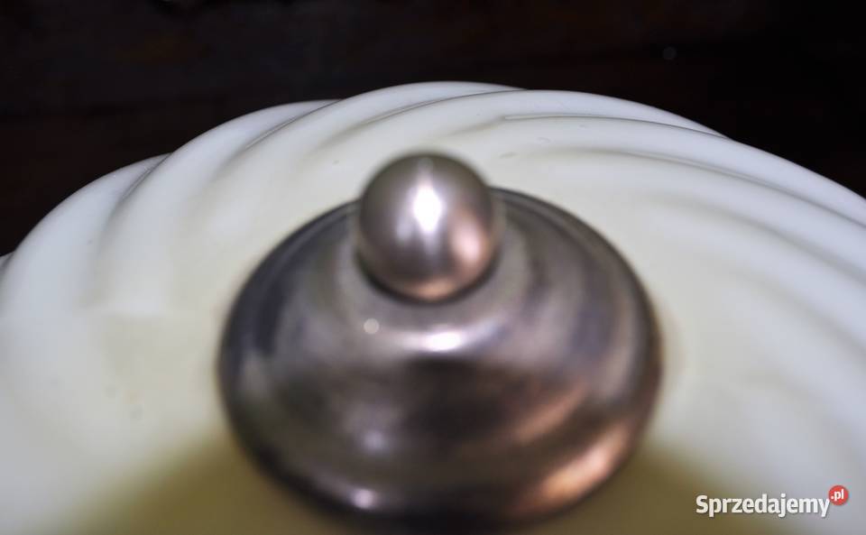 Stara lampka klosz beret w kolorze ecru