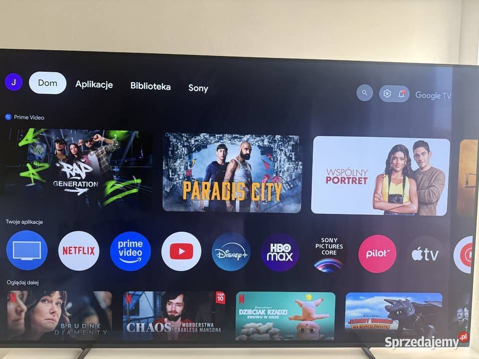 Telewizor Sony model No XR65 A80K OLED Okazja TV i Video Warszawa