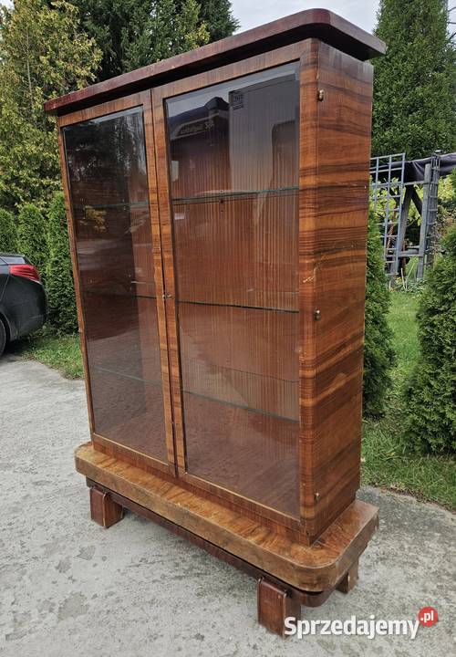Witryna biblioteczka art deco Szczecin sprzedam