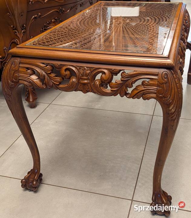 Piękny dębowy stolik na łapachsklep Dąbrowa Dąbrowa Górnicza