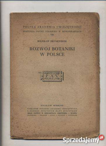 Rozwój botaniki w Polsce Szczecin