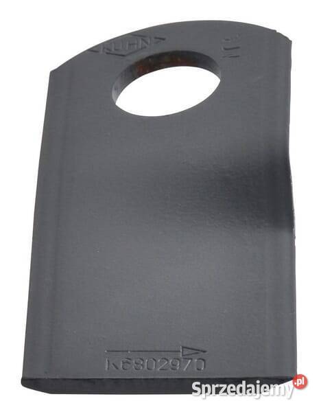 Nożyk kosiarki rotacyjnej lewy 105x47x4 mm otwór Kamionna sprzedam