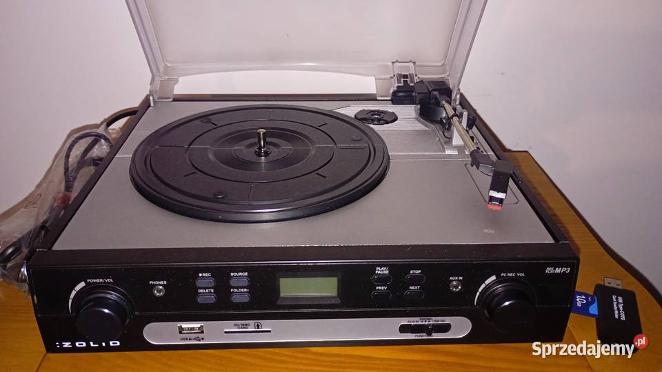 Gramofon z głośnikami