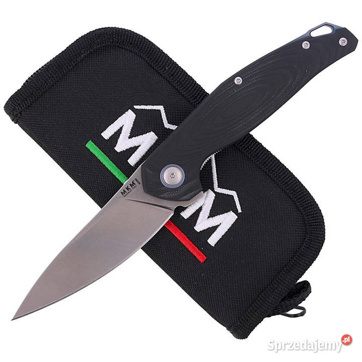 Nóż składany MKM Goccia Black G10 Satin M390 by Warszawa sprzedam