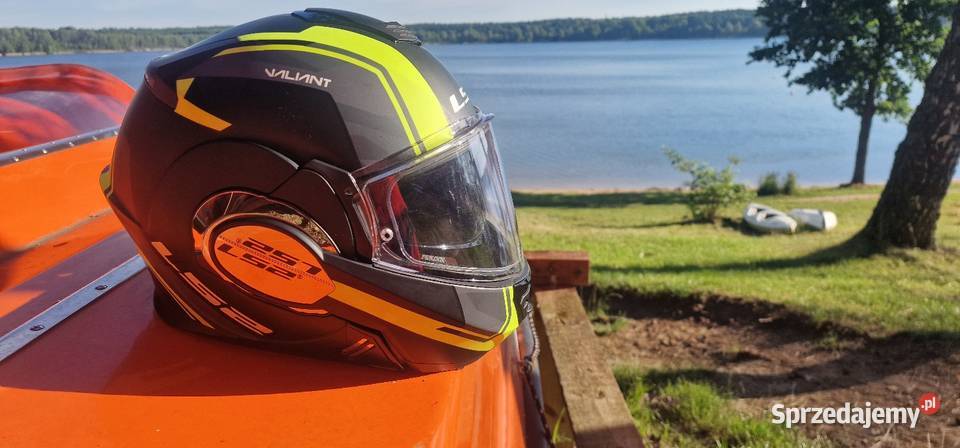 KASK szczękowy MOTOCYKLOWY 59 LS2 VALIANT CZYSTY śląskie Tarnowskie Góry