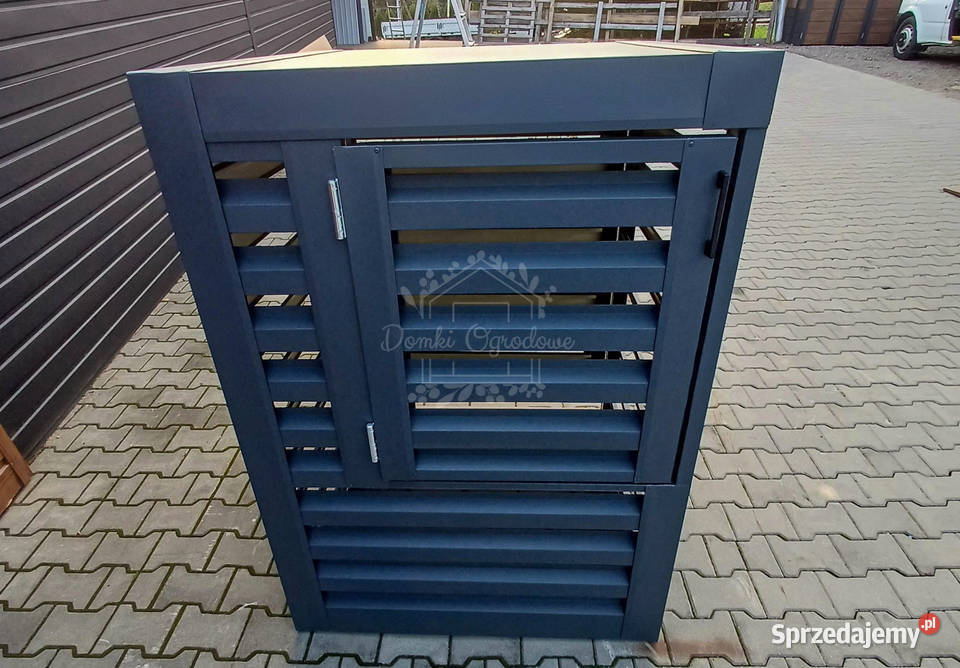 Osłona pompy ciepła 70x70x110 antracyt Zabudowa Lubartów