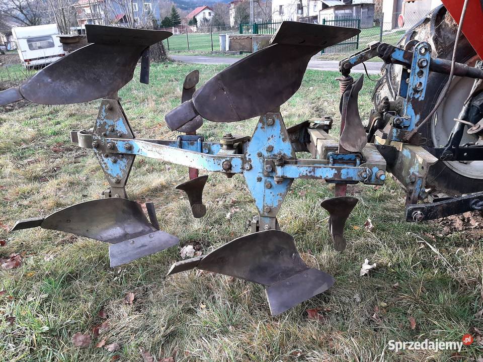 Pług 2 skibowy obrotowy brenig nieuszkodzony Milówka