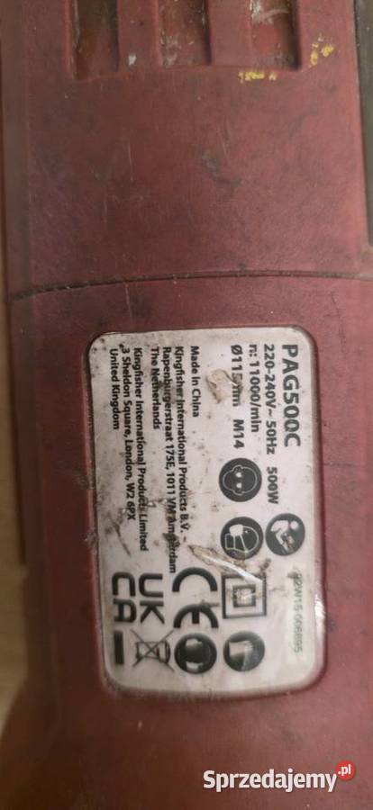 Szlifierka kątowa Bytom