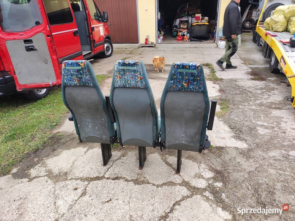 Fotel jedynka pojedyńczy dwójka do Busa Master Rok produkcji 2006 podkarpackie sprzedam