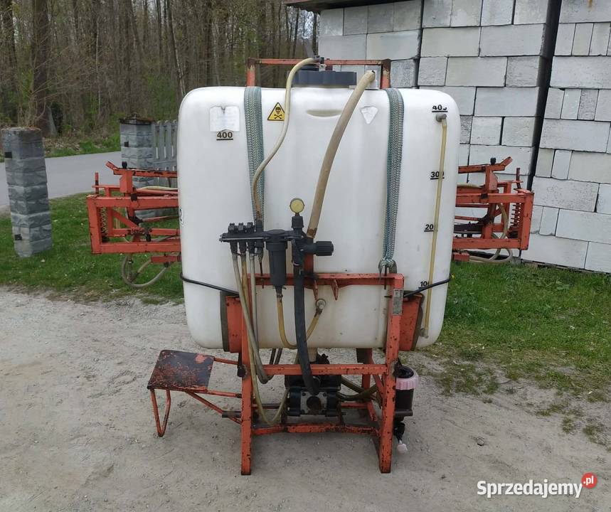 Opryskiwacz 400l 10m lance beczka cała kompletny nieuszkodzony Szczucin