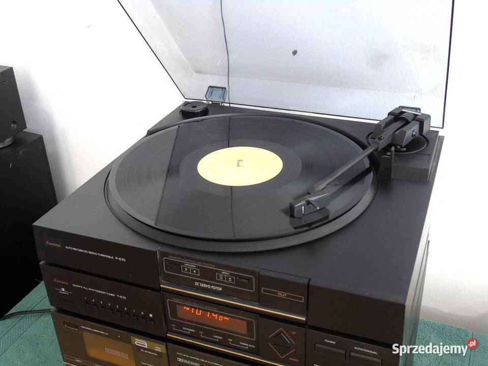 Wieża stereo Sansui z gramofonem korektor AUX Wieże i miniwieże podkarpackie Jasło