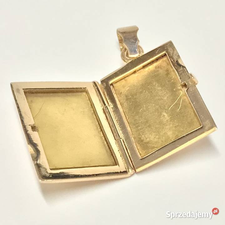 Złoty WISIOREK zawieszka 14K SEKRETNIK na Warszawa