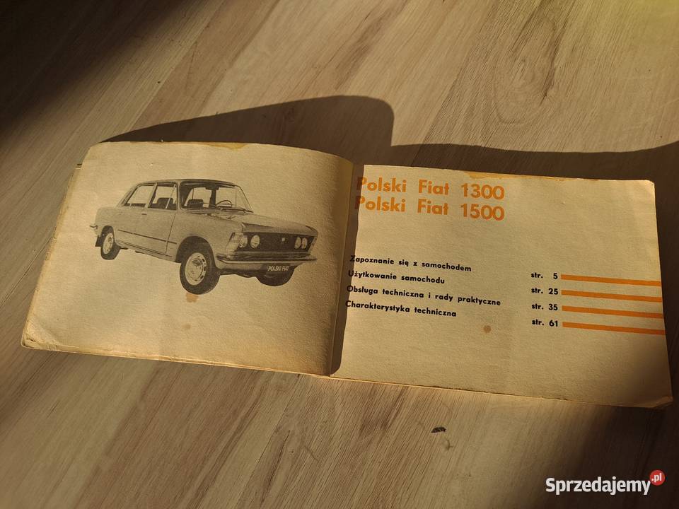 Polski fiat 125 instrukcja obsługi Pozostałe Nowe sprzedam