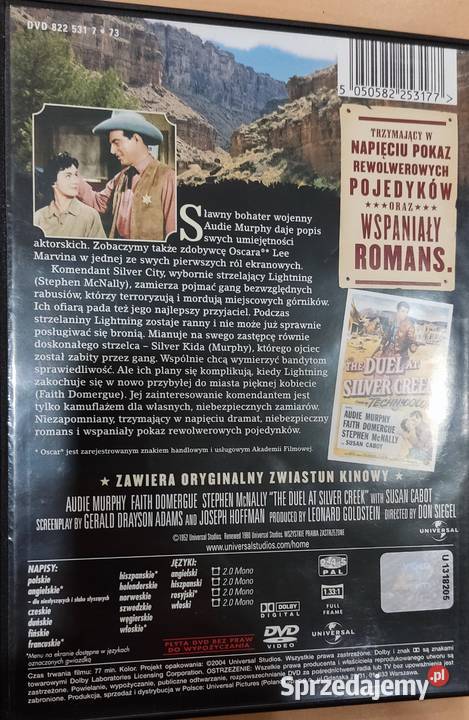 Pojedynek Silver Creek film DVD 1952 Unikat łódzkie Lutomiersk