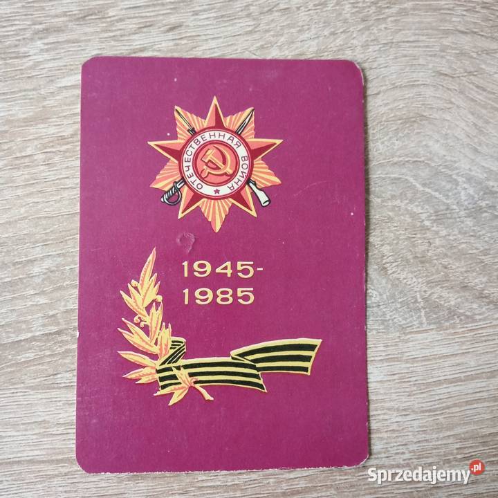 Kolekcjonerski kalendarzyk ZSRR CCCP sprzedam