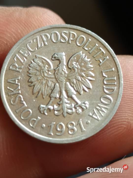Sprzedam 20 gr 1981 r mala skretka Numizmatyka Chełm