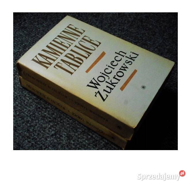 Kamienne tablice 2 tomy Żukrowski k Gdańsk