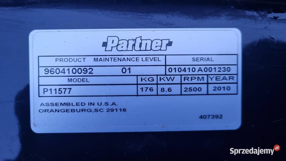 Kosiarka traktorek Partner 115 konia P11577 Bajdy sprzedam