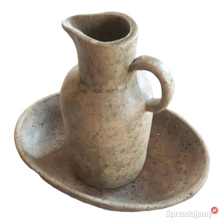 Zestaw naczyń ceramicznych ręcznie wykonanych Dekoracje i ozdoby sprzedam