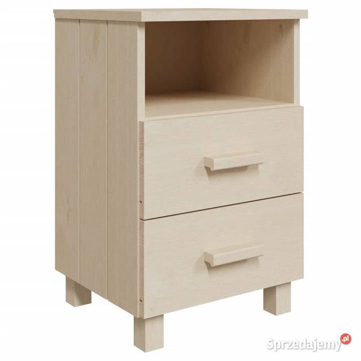 Szafki nocne HAMAR 2 miodowy brąz 40x35x62 sosna Warszawa