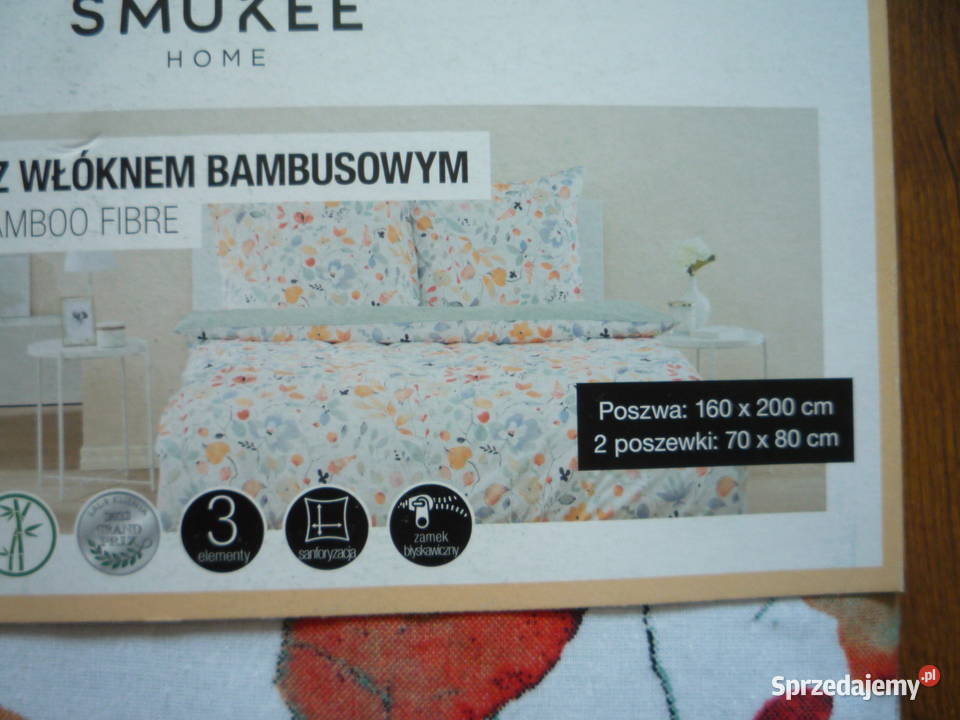 Smukee Nowa pościel bawełniana z włóknem Szczecin