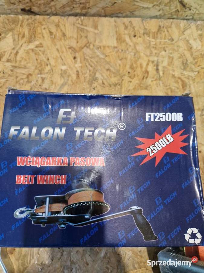 WYCIĄGARKA RĘCZNA KORBOWA PASOWA 2500Lbs 10m Narzędzia Głogowa