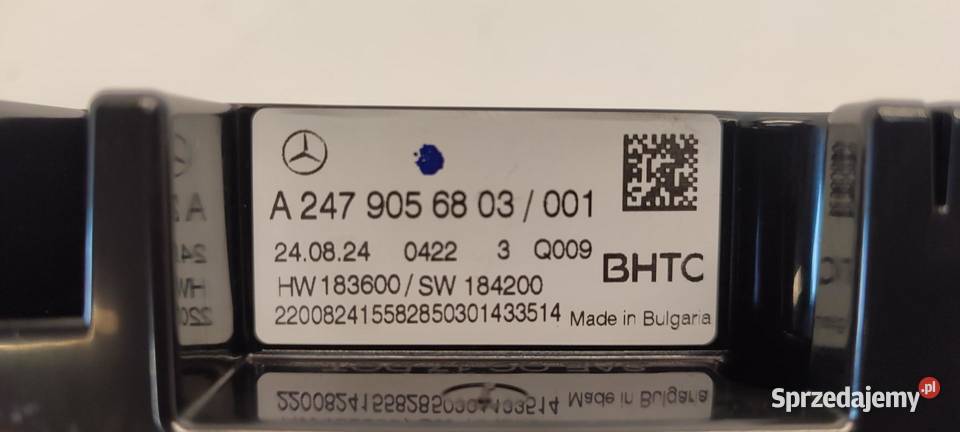 MERCEDES W247 PANEL KLIMATYZACJI A2479056803 osobowe