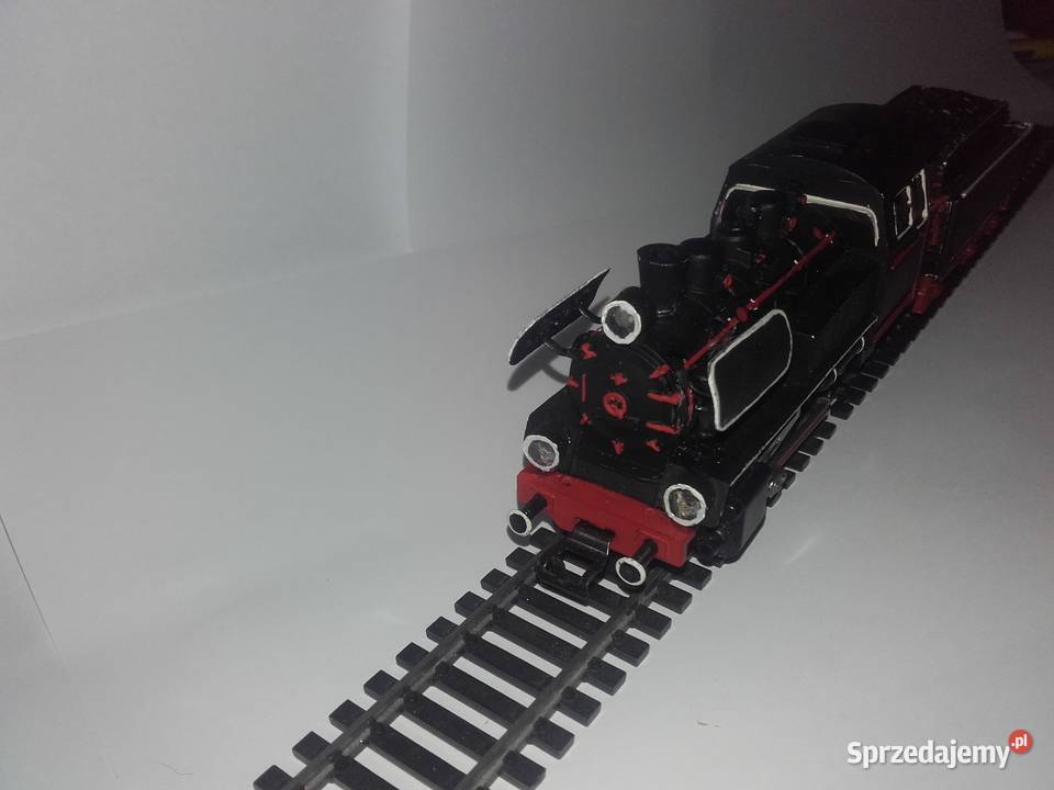 Lokomotywa parowóz DB 98 003 z tandemem i Będzin