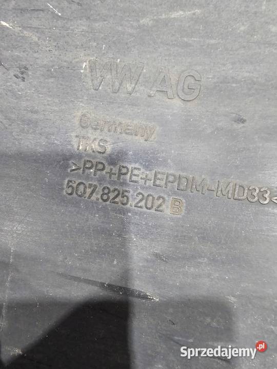 OSŁONA PŁYTA PODWOZIA PRAWA AUDI A3 8V CABRIO Przystajń sprzedam