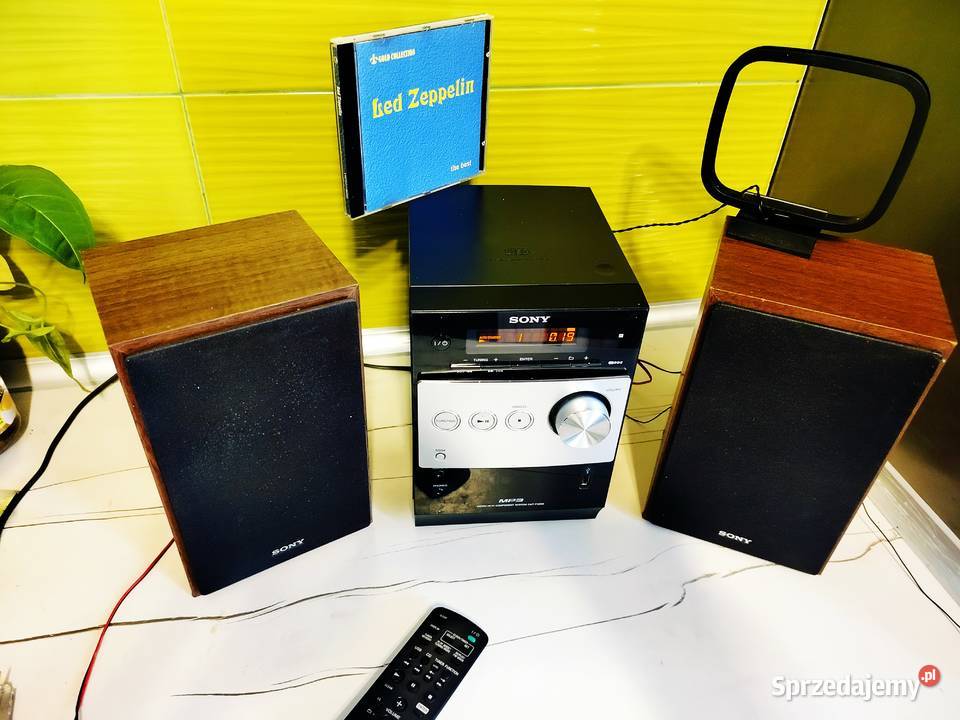 Wieża Sony CMTFX200 CDAudioMP3 CDRRW USB FM
