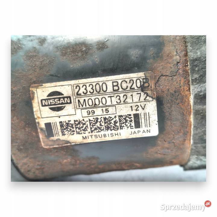ROZRUSZNIK Nissan Juke Qshqai Note 16 16V 23300 Chełm