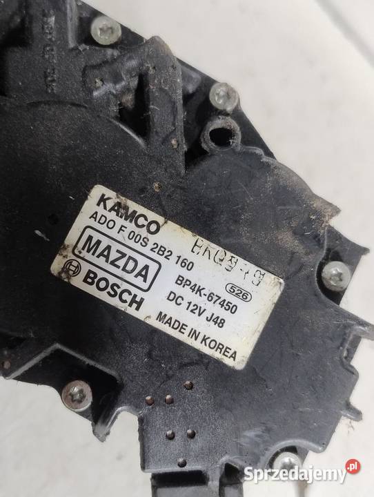SILNICZEK WYCIERACZKI KLAPY MAZDA3 MAZDA 3 BK sprzedam