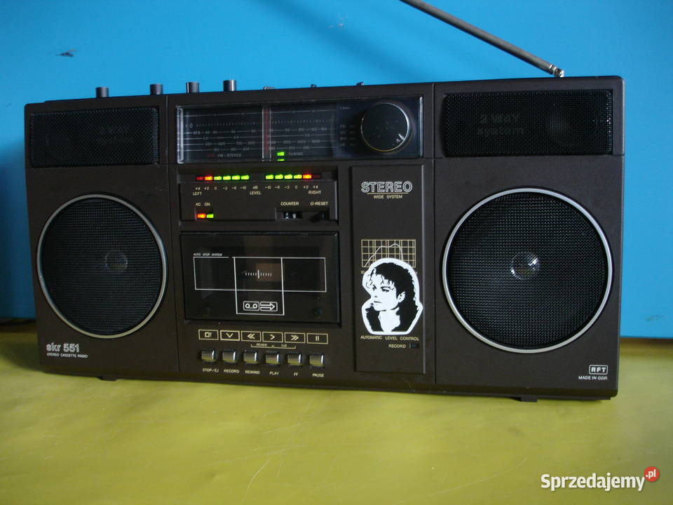 Radiomagnetofon RFT SKR 551 DDR Pozostałe Zielona Góra sprzedam