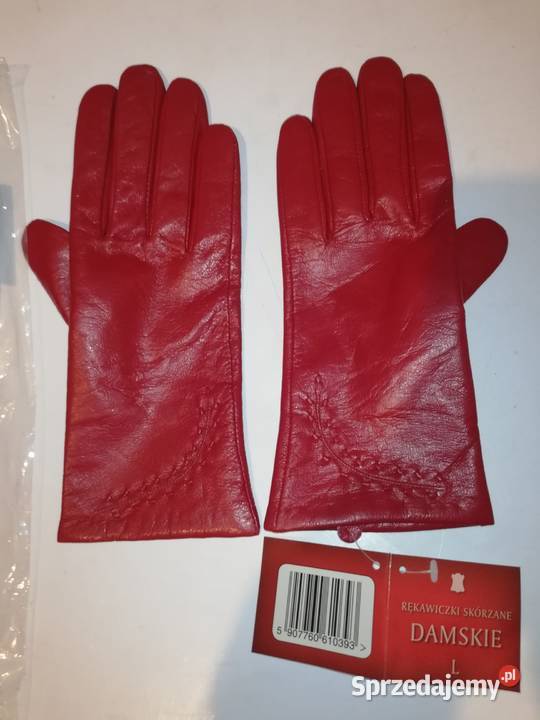 Rękawiczki skórzane damskie Nowe rozmiar L Warszawa