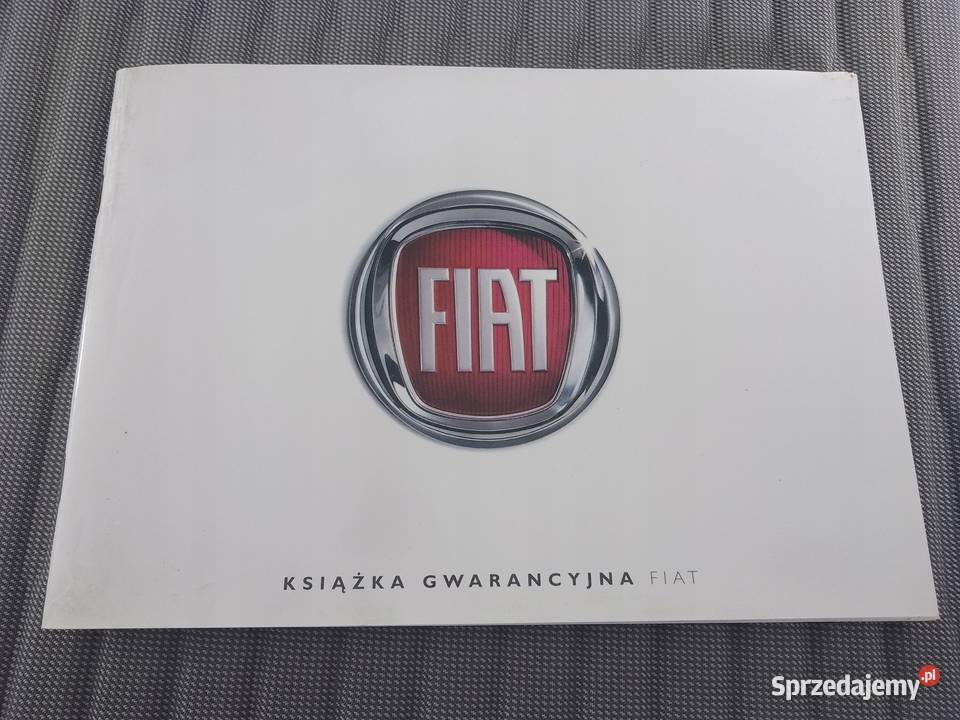FIAT 2011 Książka Gwarancyjna Serwisowa CZYSTA łódzkie