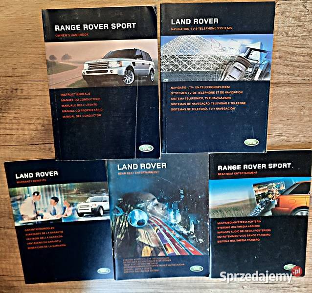 Instrukcja obsługi książki serwisowe Range Rover
