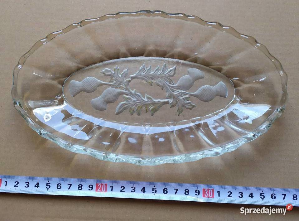 500 PÓŁMISKI szklane 2 sztuki OSET RETRO Łódź