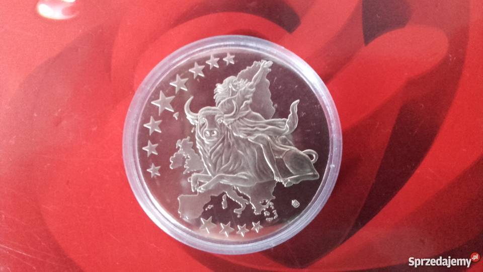 Medal waluta europejska 100 euro pomorskie Lębork sprzedam