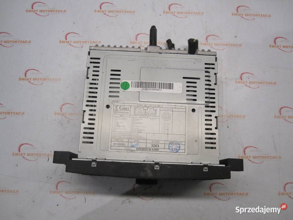 RADIO CD MP3 95193263 CHEVROLET CAPTIVA 1118 Kielce sprzedam