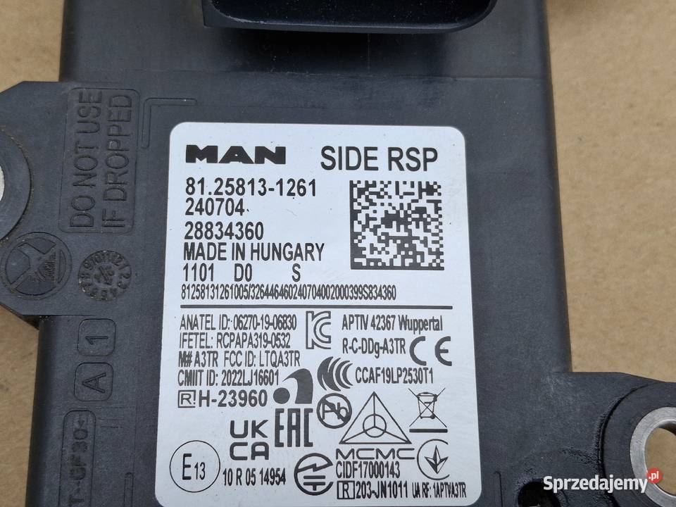 MAN TGX RADAR DISTRONIC ACC ORYGINAŁ SENSOR ciężarowe
